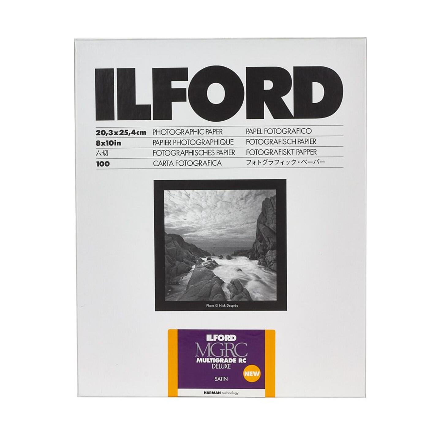 Ilford Multigrade V RC DeLuxe 25M 12,7x17,8cm Satin 100 Sheets