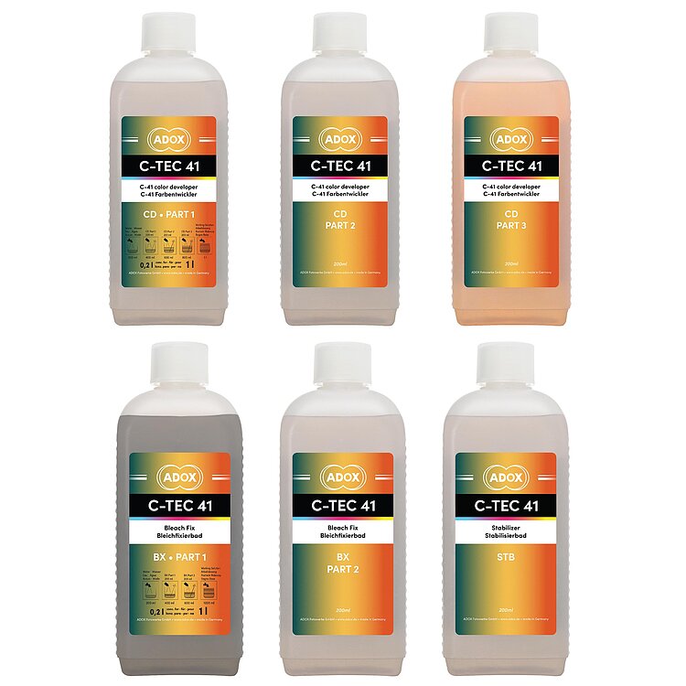 ADOX C-TEC C-41 Negativ Kit Rapid für 12-16 Filme zum Ansatz von 1000 ml