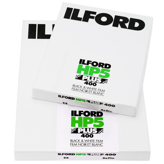 Ilford HP5 Plus 400 - 4x5 inch 25 sheet