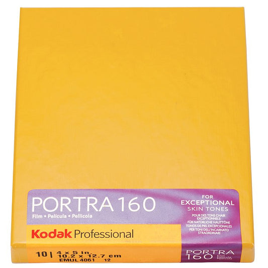 Portra 160 - 4x5 inch 10 sheet